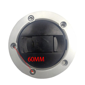 XDF fuel cap seal closeup showing gasket surface for leak prevention benefit