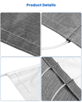 Xenjum kit pulled strap and pre-sewn polycords showing easy-install benefit