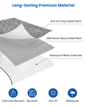Xenjum detail of 1000D denier reinforcement showing tear-resistance benefit