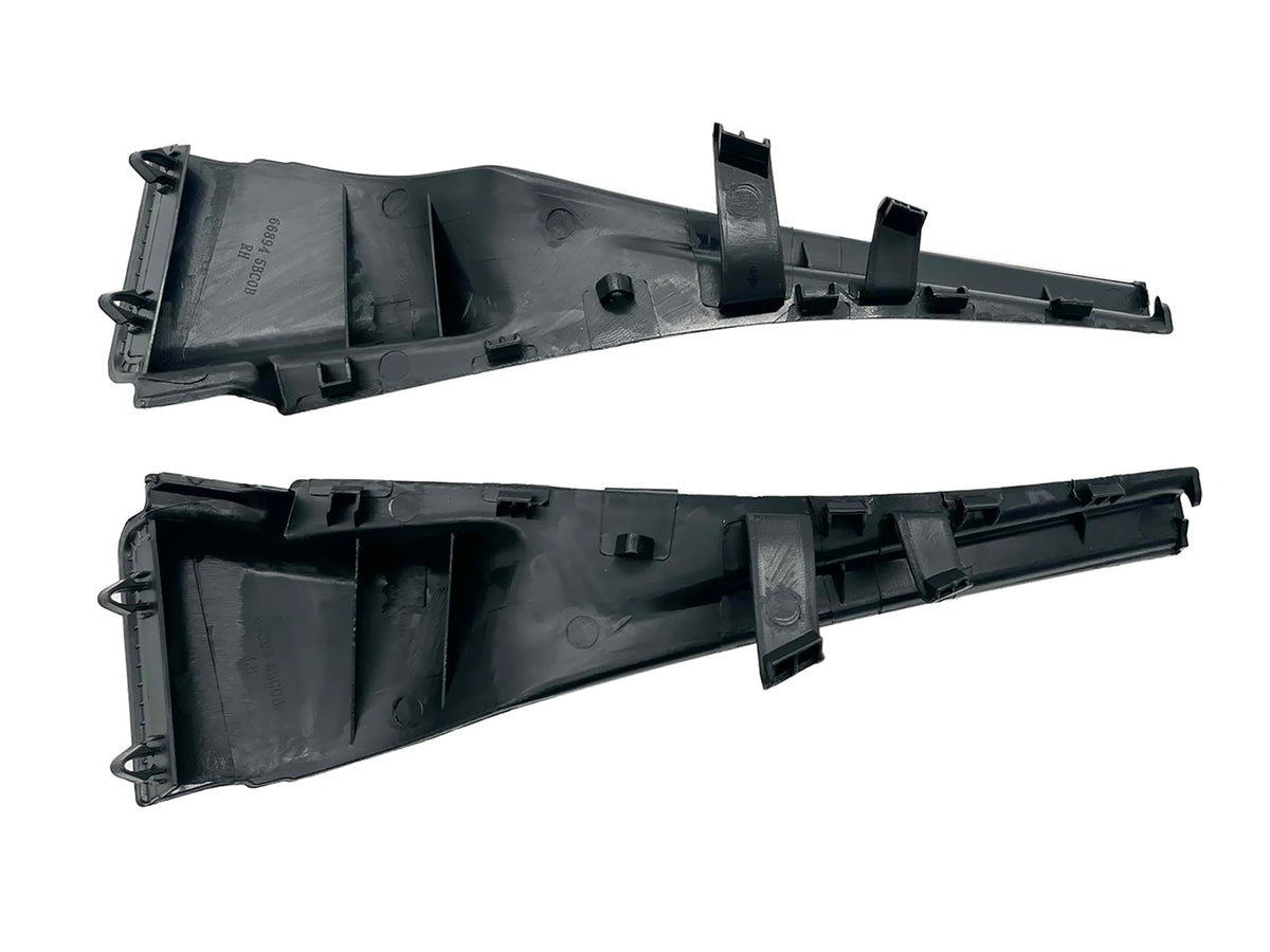 XFANLA installed on hood showing scale and OEM-style alignment