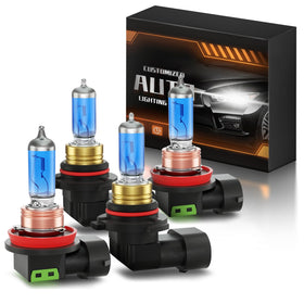 XFLHEHD front packaging showing four 4Runner halogen bulbs, clear labeling and fitment