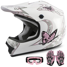 XFMT front view helmet showing full-face protection and clear DOT label