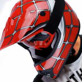XFMT helmet adjustable visor image showing sun protection and visibility