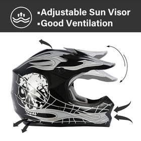 XFMT helmet side profile visor detail offering sun glare reduction benefit