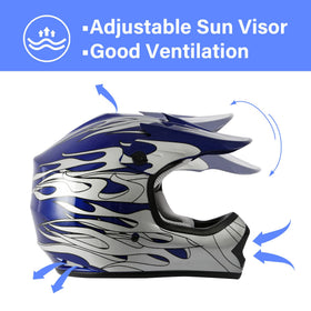 XFMT helmet side profile highlighting adjustable visor and fit benefits