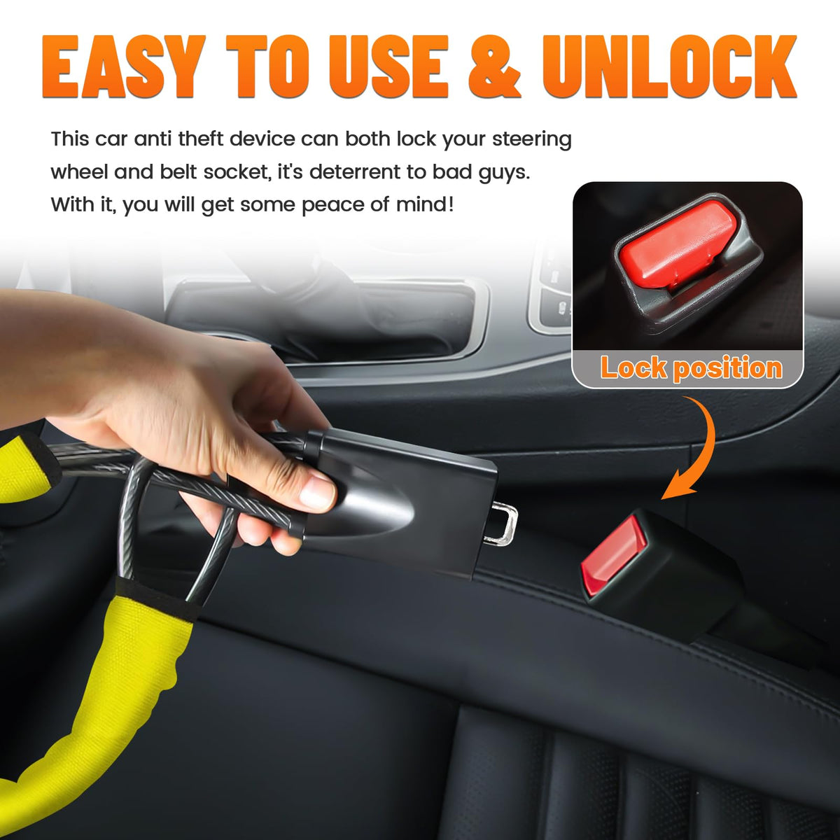 XGWZ securing a golf cart in a driveway showing universal fit and outdoor protection benefit