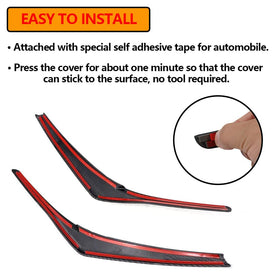 Xhfarce adhesive tape back visible demonstrating strong automotive-grade bond