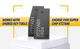 Technician using Xhorse tool to program super chip for efficient service