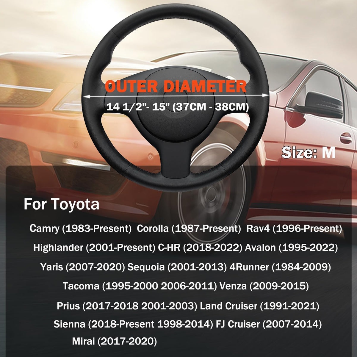 XHRING driver using wheel cover demonstrating comfortable control