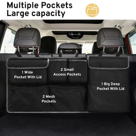 XHRING mesh pocket detail for quick visibility and breathable storage