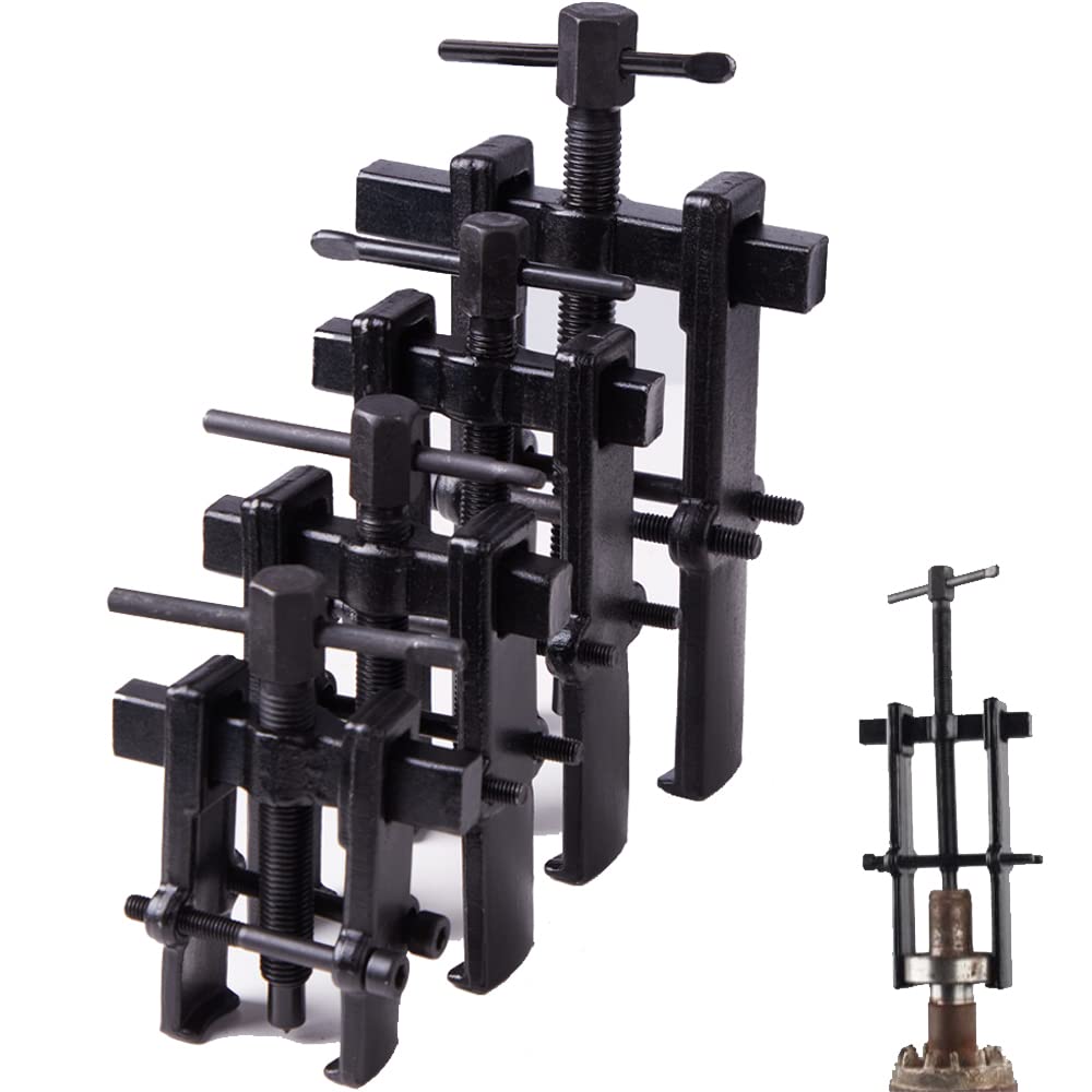 XIIW front view of full 2–6 inch puller kit showing components and case