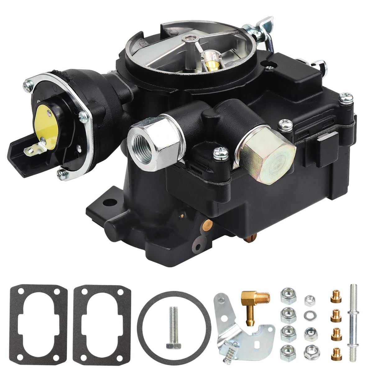 XIAORENWU front view of carburetor showing mounting pattern and robust coating benefit