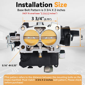 XIAORENWU top choke detail showing electric choke flaps for improved cold starts