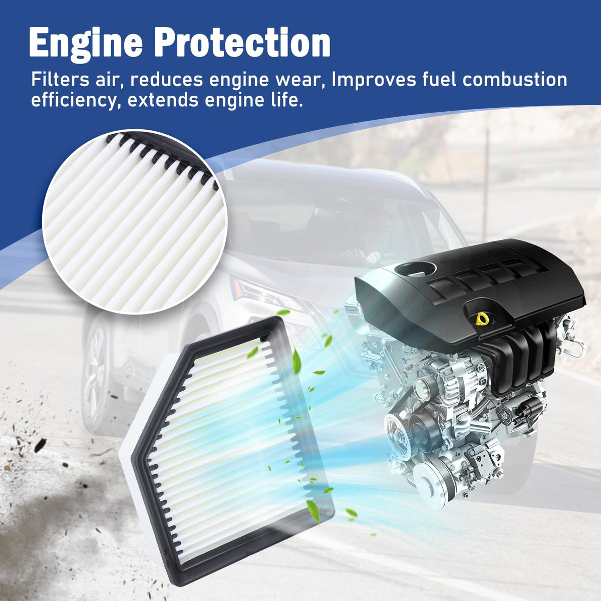Xiaoyudou cabin filter being inserted into glovebox housing improving cabin air