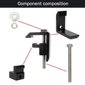 Xiaoyudou clamp close-up of threads demonstrating durable construction