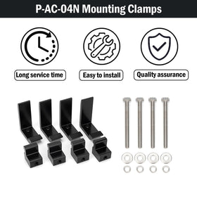 Xiaoyudou clamps installed on Tacoma showing stable topper attachment