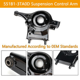 Xiaoyudou angled profile of control arm, shows precise fit and reinforcement