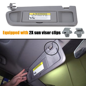 Xiaoyudou visor installed on driver side demonstrating glare reduction benefit
