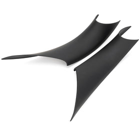 Xiaoyudou front view of replacement door pull covers showing clean black finish and fit benefit