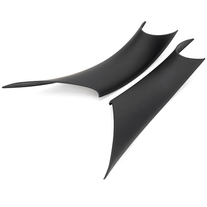 Xiaoyudou front view of replacement door pull covers showing clean black finish and fit benefit