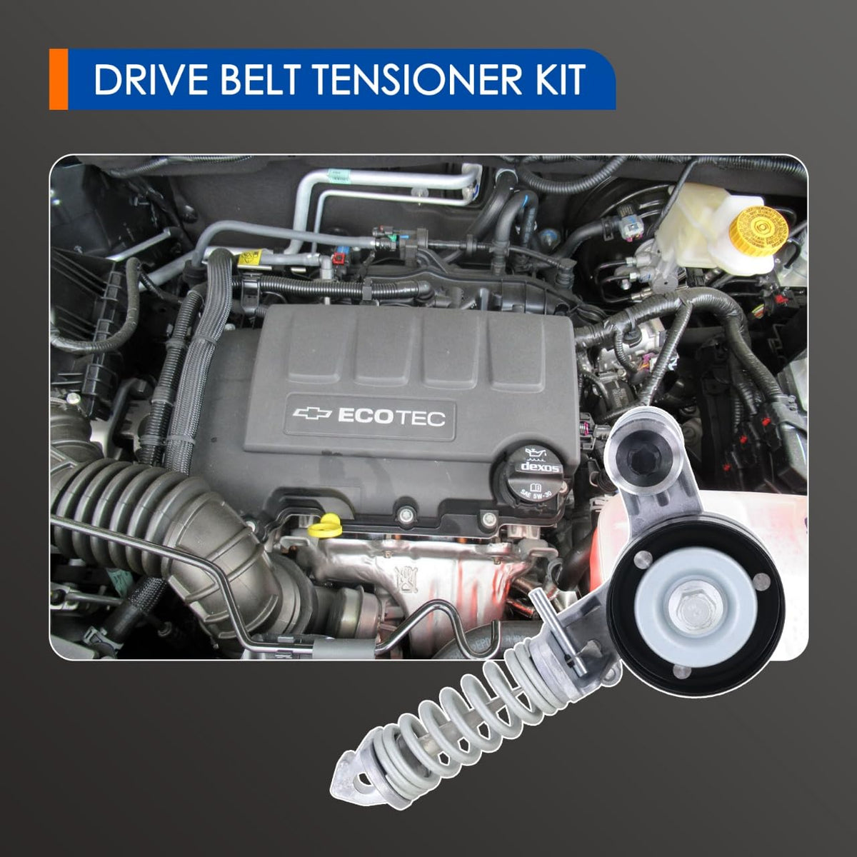 Xiaoyudou installed under hood demonstrating restored belt tension and quieter accessory operation