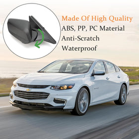 Xiaoyudou mirror mounted on car door illustrating correct scale and bolt-on replacement benefit