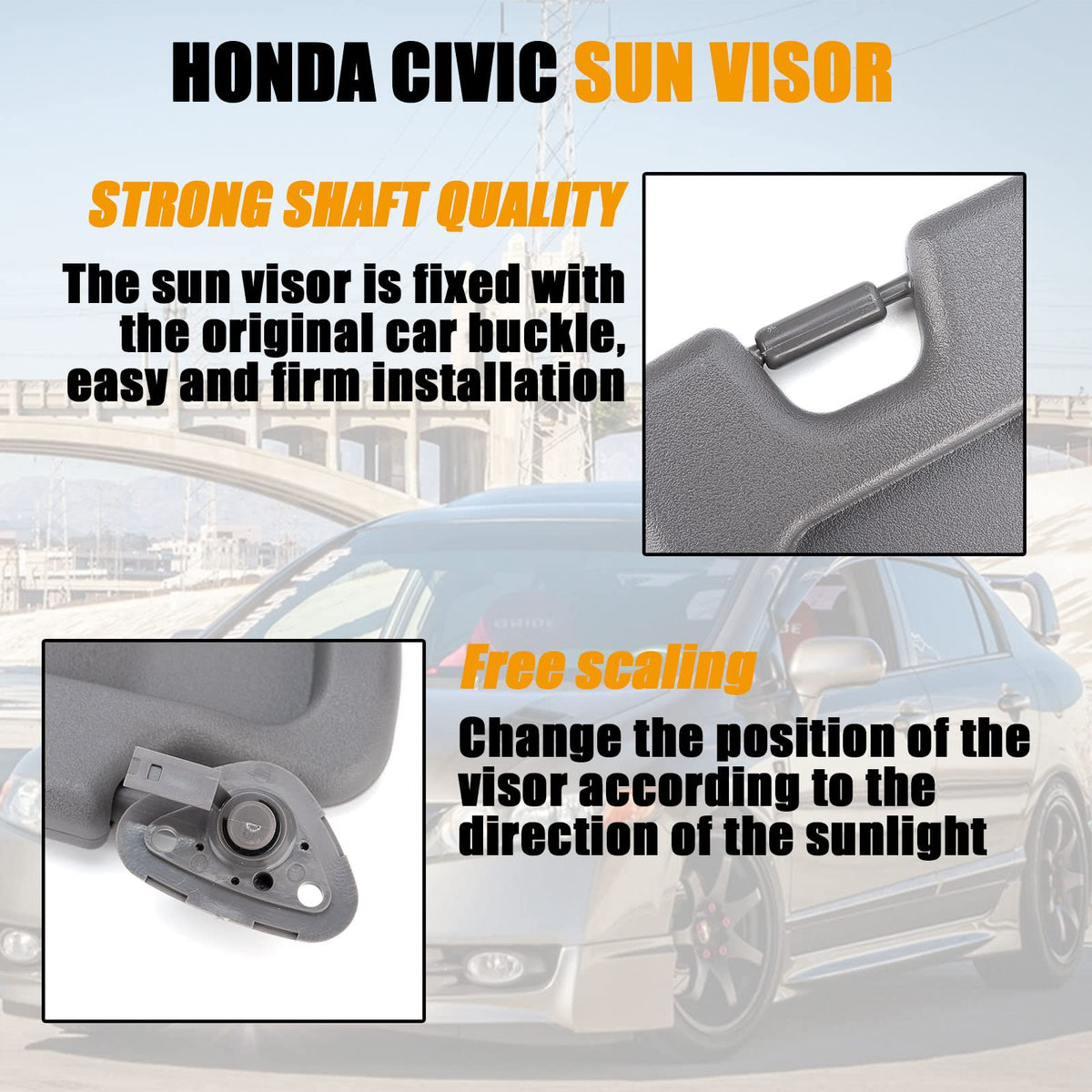 Xiaoyudou passenger visor in place illustrating proper alignment and coverage