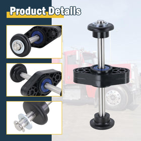 Xiaoyudou shaft and E-clip detail showing reliable fastening and anti-slip benefit