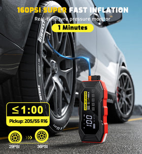 Xiauodo used beside car at night, versatile roadside emergency solution