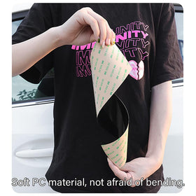 XICEWRY piece bent in hand demonstrating flexible material and easy fitting