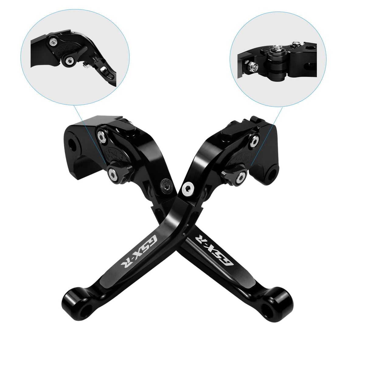 XIDAODIT packaging contents pair showing included brake and clutch levers
