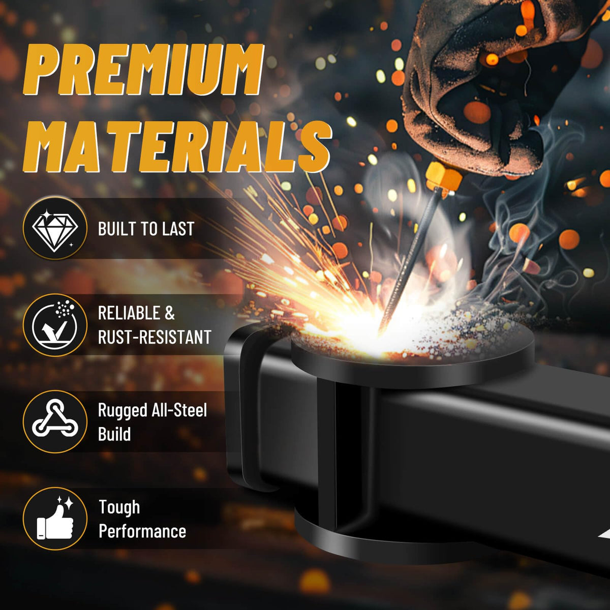 XIEKRAB adapter plate array displaying multiple lug patterns for universal fit