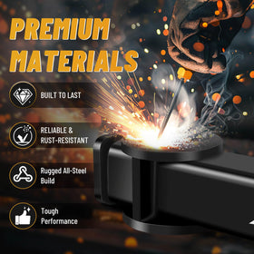 XIEKRAB adapter plate array displaying multiple lug patterns for universal fit