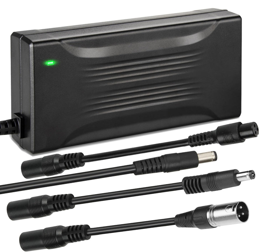 Xietongpo front view of charger showing compact housing and label benefits