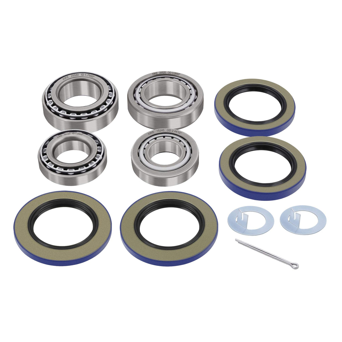 XiKe seal detail closeup showing double-lip spring for contaminant protection