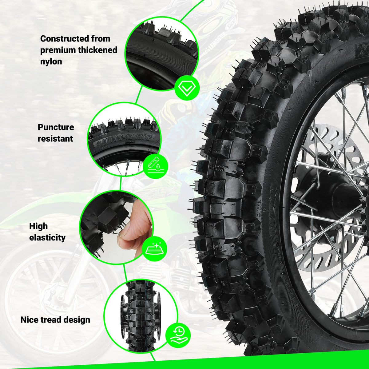 XIKOBY 428 41T sprocket close-up showing heat-treated durability