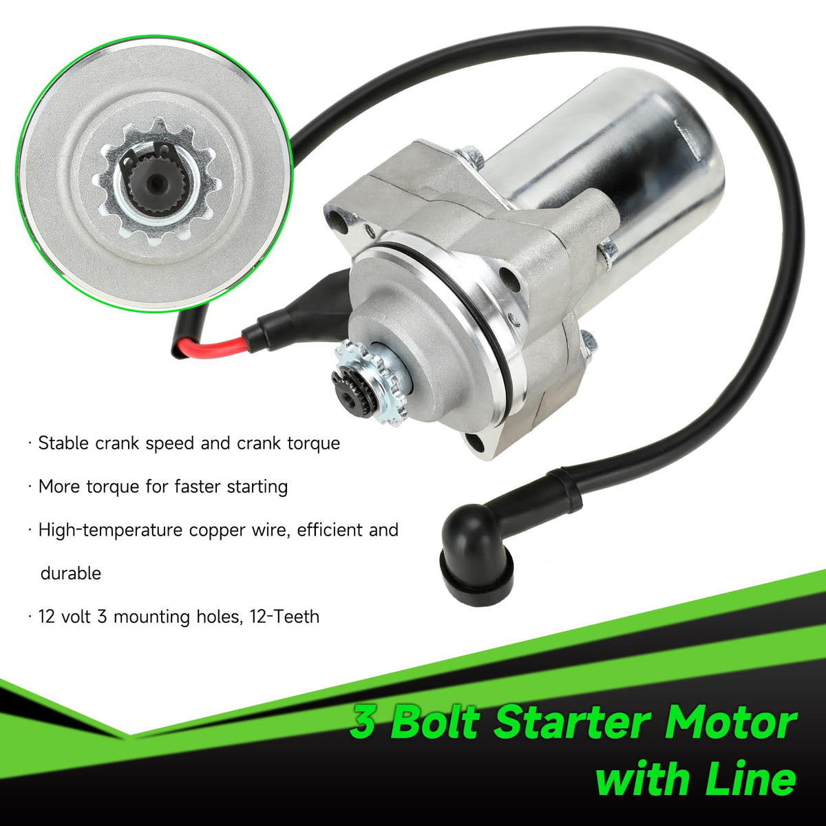 XIKOBY air filter and spark plug detail offering cleaner intake and reliable ignition