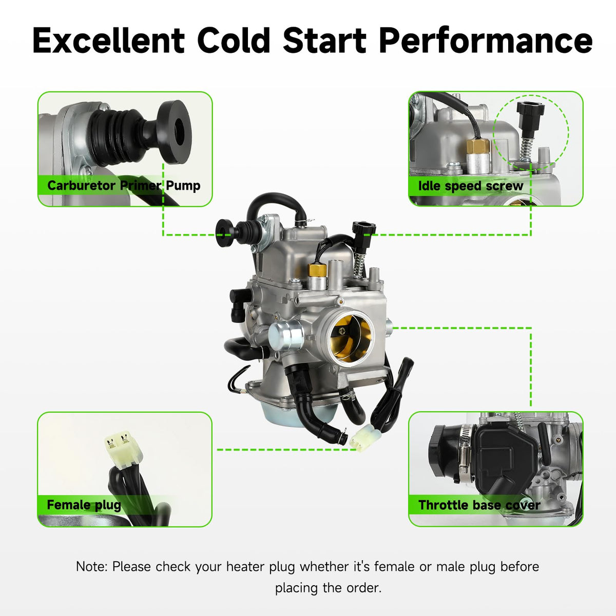 XIKOBY carburetor installed on an ATV improving starts and throttle response