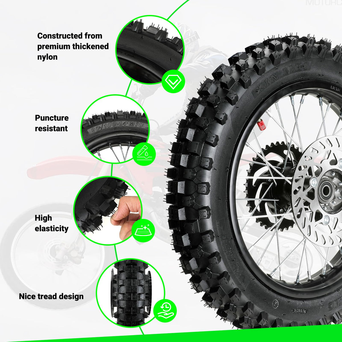 XIKOBY 428 chain and 41T sprocket kit showing complete drivetrain replacement