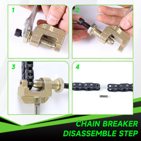 XIKOBY demonstration of link removal with breaker tool for DIY resizing benefit