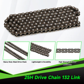 XIKOBY chain tensioner assembly with spring and bearings for consistent chain alignment