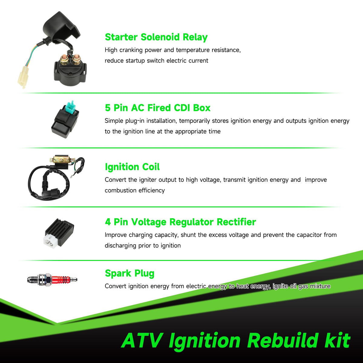 XIKOBY complete kit laid out on workbench providing all-in-one replacement convenience