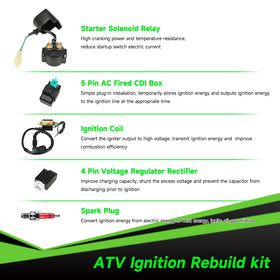 XIKOBY complete kit laid out on workbench providing all-in-one replacement convenience