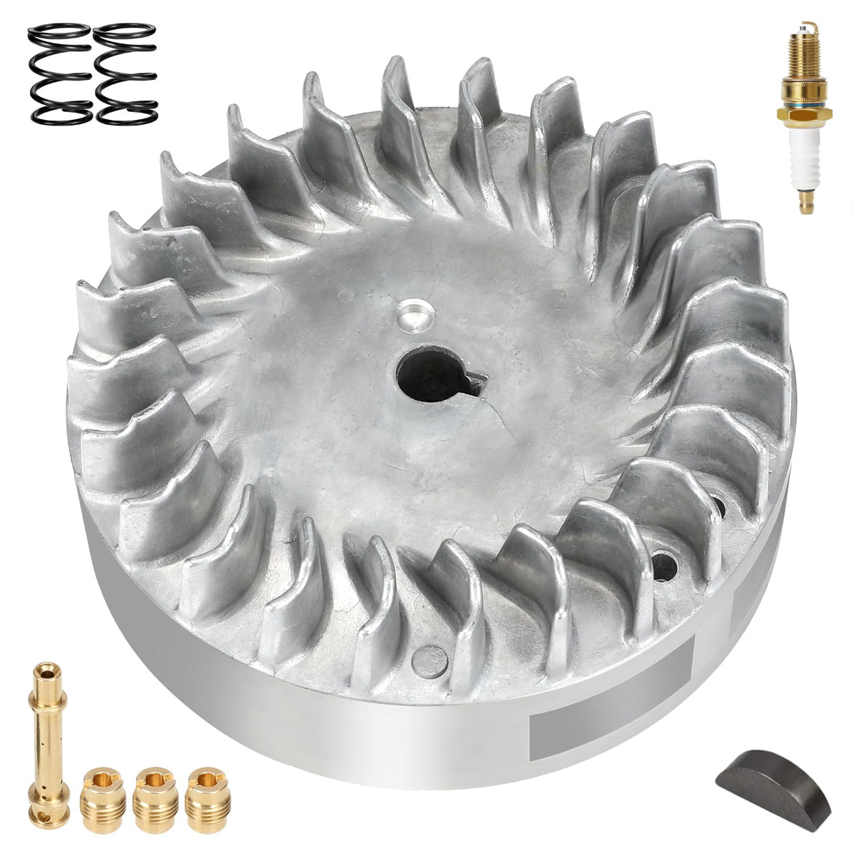 XIKOBY front flywheel view showing fitment and improved rev response