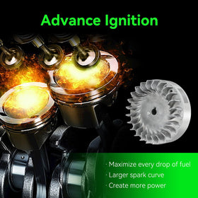XIKOBY flywheel installed on engine demonstrating correct fitment
