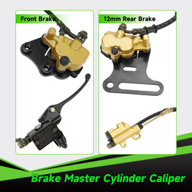 XIKOBY front master cylinder label visible for easy identification