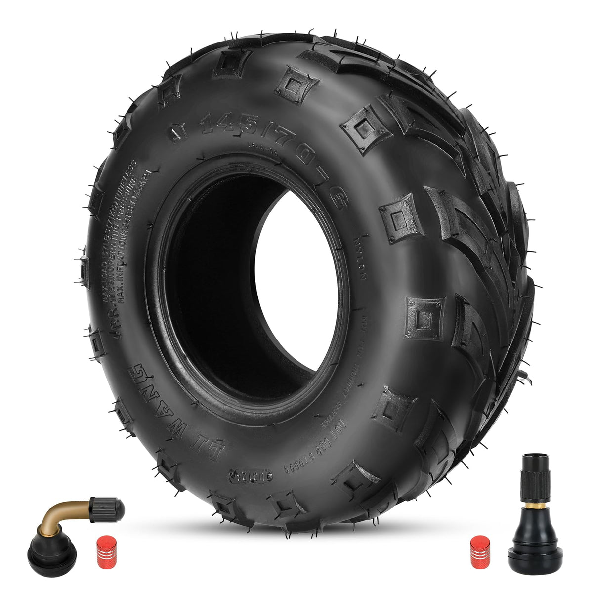 XIKOBY front view of tire showing full profile and fit benefit