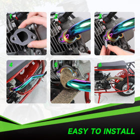 XIKOBY carbon-fiber heat tape and included installation accessories protecting legs