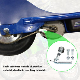 XIKOBY installation scale comparison beside scooter to show fitment clarity