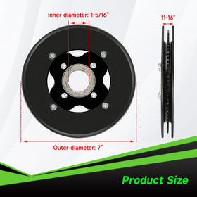XIKOBY rear assembly installed on a Razor MX650 showing improved drivetrain stability